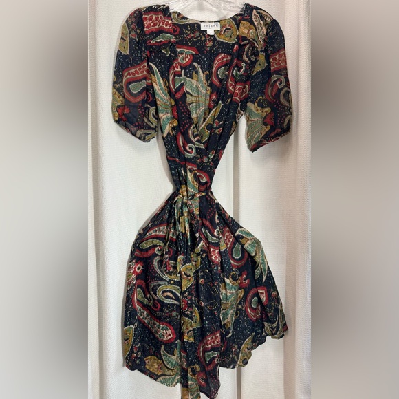 Velvet by Graham & Spencer wrap dress large - Picture 2 of 10